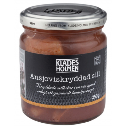 Ančiuviais pagardinta silkė